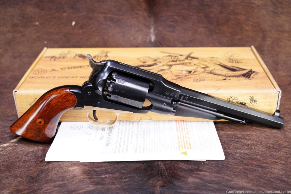 Uberti 1858 Remington Navy 7 3/8” .36 Cal Revolver, Antique-img-2