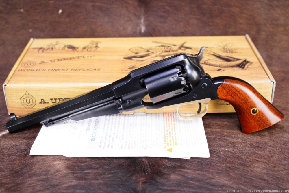 Uberti 1858 Remington Navy 7 3/8” .36 Cal Revolver, Antique-img-3