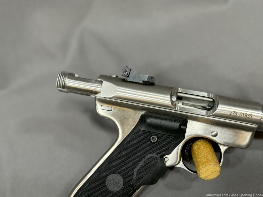 Ruger Mark III Target - .22LR Semi-Auto Pistol with CT Laser Grips & 4 Mags-img-9