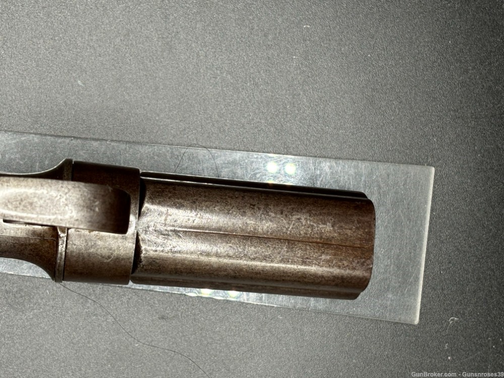 Very Rare antique Manhattan Arms Co. 5 shot Pepperbox Civil War era-img-13