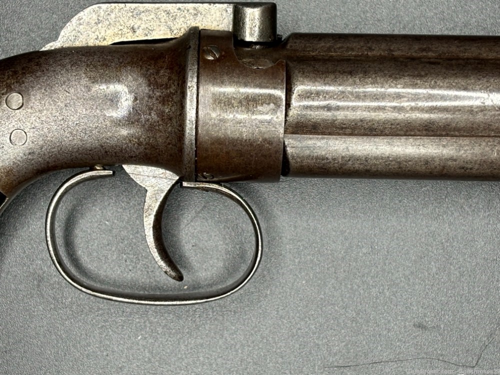 Very Rare antique Manhattan Arms Co. 5 shot Pepperbox Civil War era-img-8