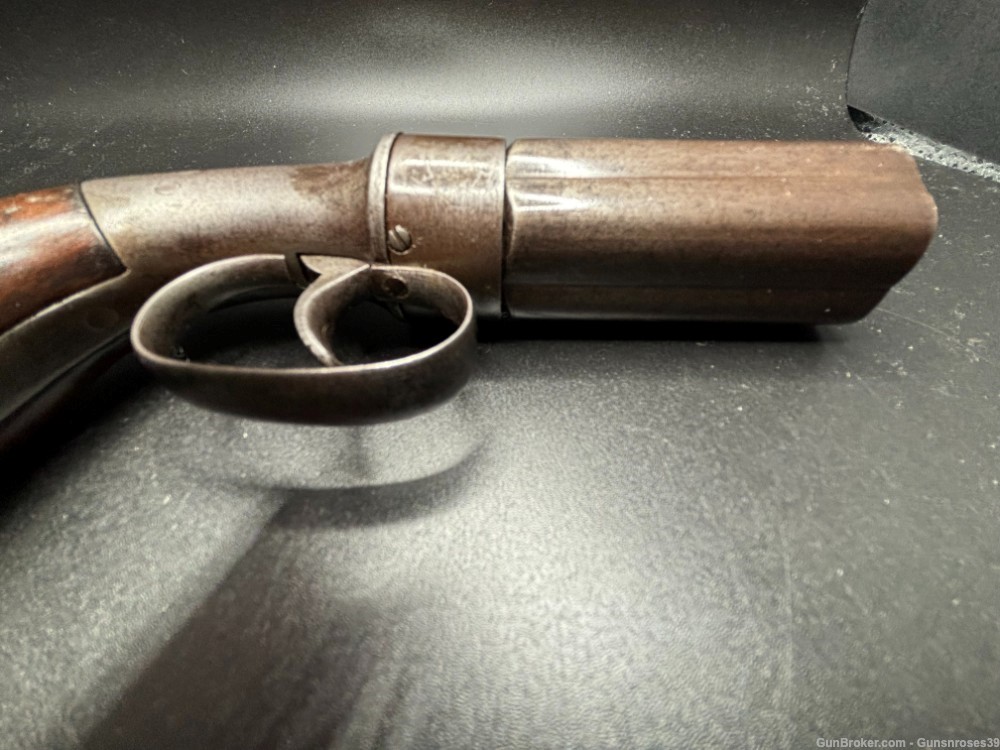 Very Rare antique Manhattan Arms Co. 5 shot Pepperbox Civil War era-img-10