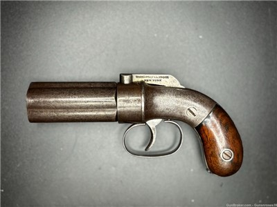 Very Rare antique Manhattan Arms Co. 5 shot Pepperbox Civil War era