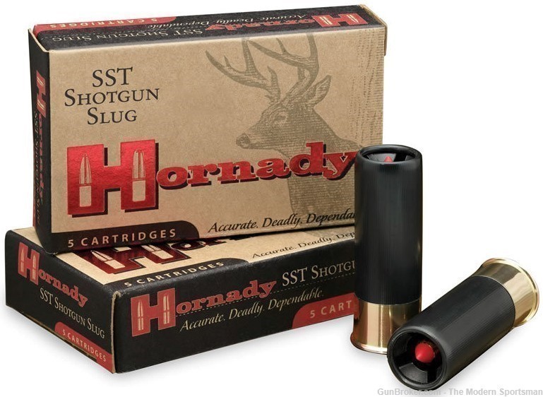 Hornady SST Shotgun Slugs 12 GA 2¾" 300gr FTX Slug 25rds Deer Hunting 8623-img-0