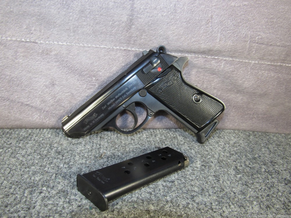 Walther PPK S 380 ACP SA/DA 2-7 Rnd Mags Made in West Germany Very Nice!-img-0
