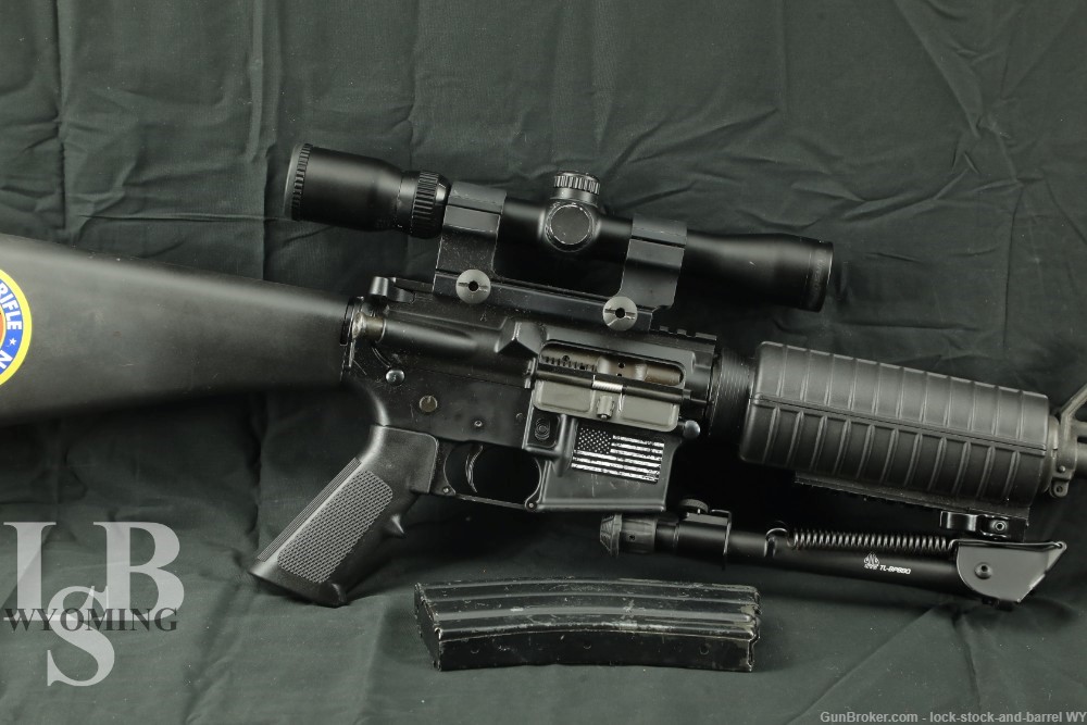 Delaware Machinery AR-15 5.56/.223 16” Rifle AR15 w/ Mag & Scope-img-0