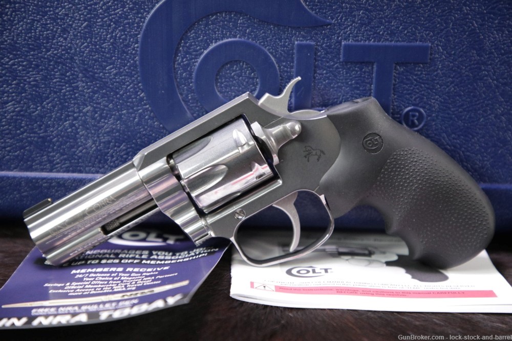 Colt King Cobra KCOBRA-SB3BB 3” Stainless .357 Magnum DA/SA Revolver-img-3