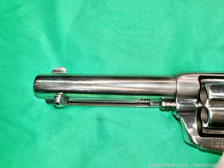 COLT SAA .45/C NICKEL 4 3/4 BARREL 1884 PRODUCTION W FACTORY LETTER-img-5