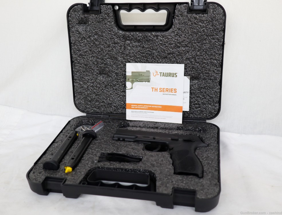 Taurus Model TH9 9mm 4.27” Full Size S.Auto Pistol – Black Polymer-img-0