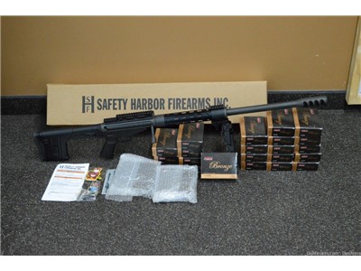 Safety Harbor SHTF 50 BMG Bolt Action Rifle Package 22" BL Upper & Lower 