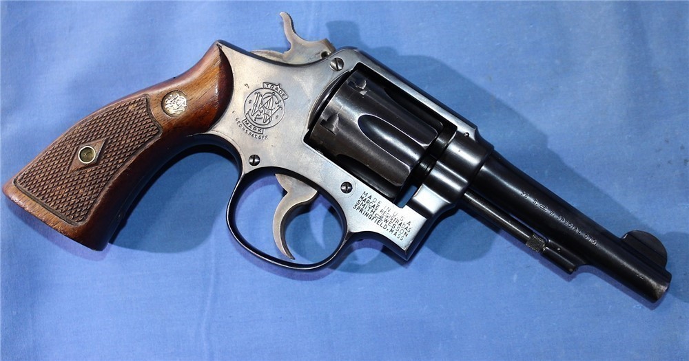 Smith & Wesson  Pre Model 10 Pinned Barrel Revolver G445-img-0