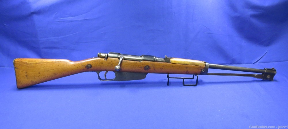 Italian Carcano Moschetto Rechambered 8mm Mauser Bolt Action Rifle-img-0
