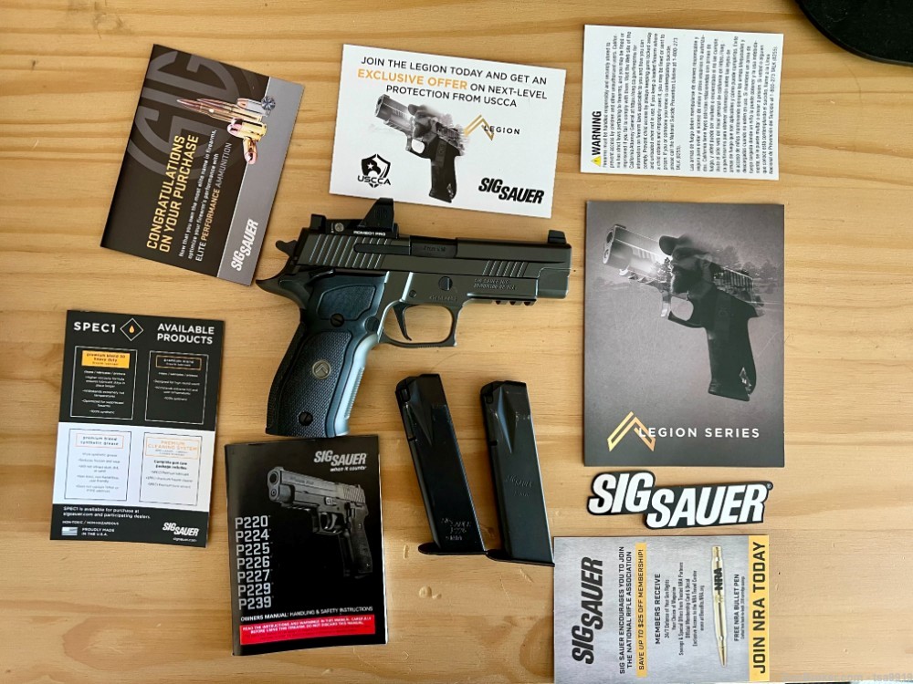 SIG SAUER P226 LEGION SAO WITH RED DOT-img-2