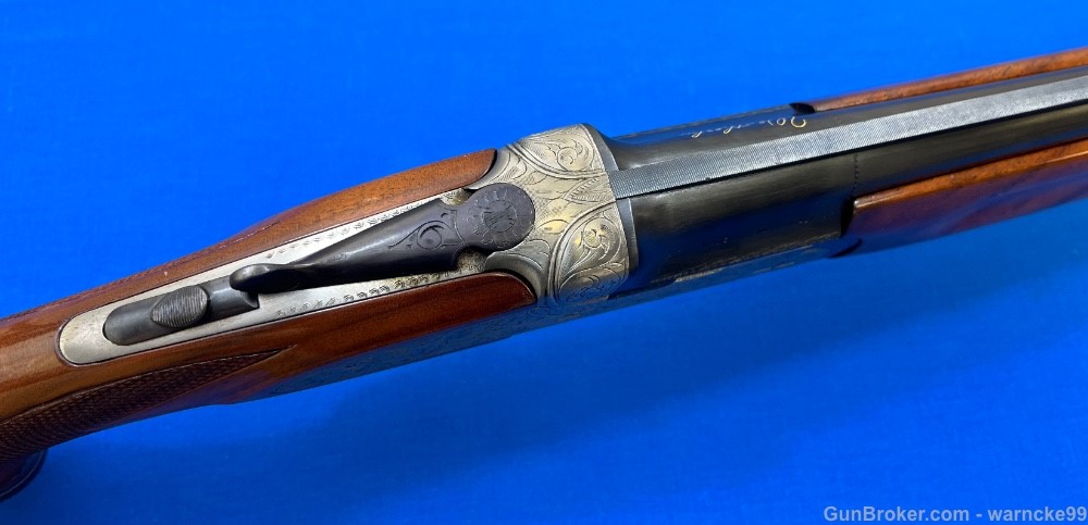 Excellent 1977 Field Grade Weatherby Regency O/U Engraved Shotgun, 12GA-img-7
