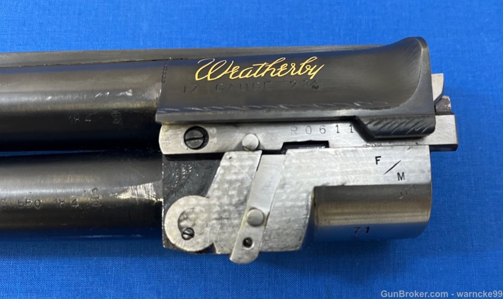 Excellent 1977 Field Grade Weatherby Regency O/U Engraved Shotgun, 12GA-img-18