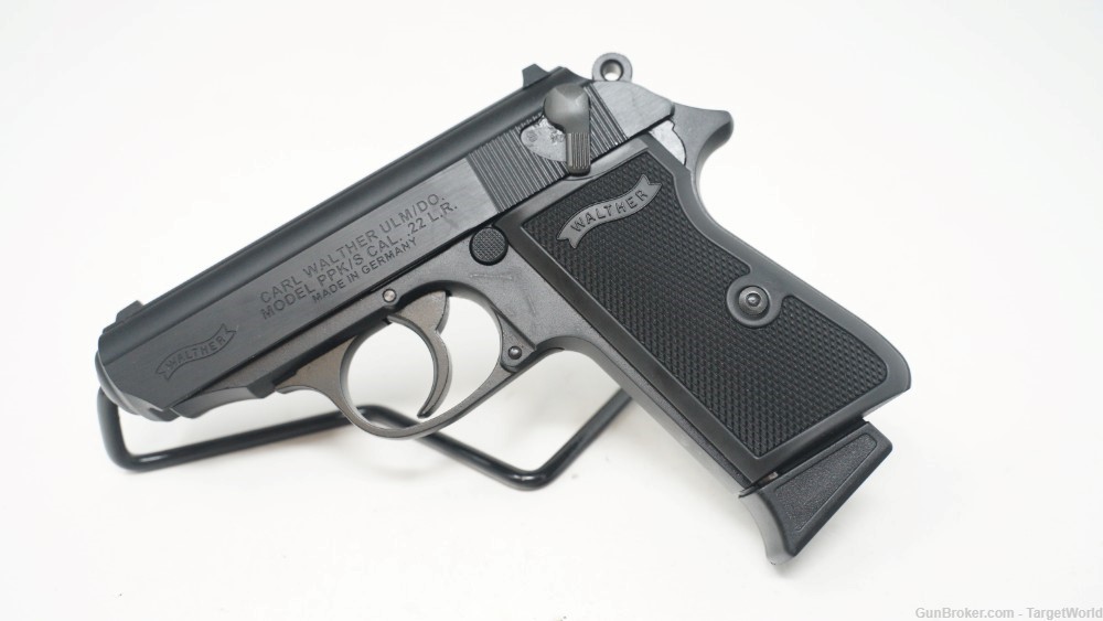 WALTHER PPK/S PISTOL .22LR BLACK 10 ROUNDS (WAG5030300)-img-0