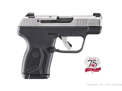RUGER LCP MAX 380ACP SS/POLYMER 10+1 13775 | 75TH ANNIVERSARY