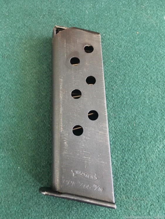 Walther PPK Blue Wartime 7.65mm / 32acp Magazine - Very Nice-img-0