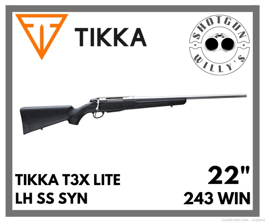 Tikka T3X Lite LH 243 Win #082442859415-img-0