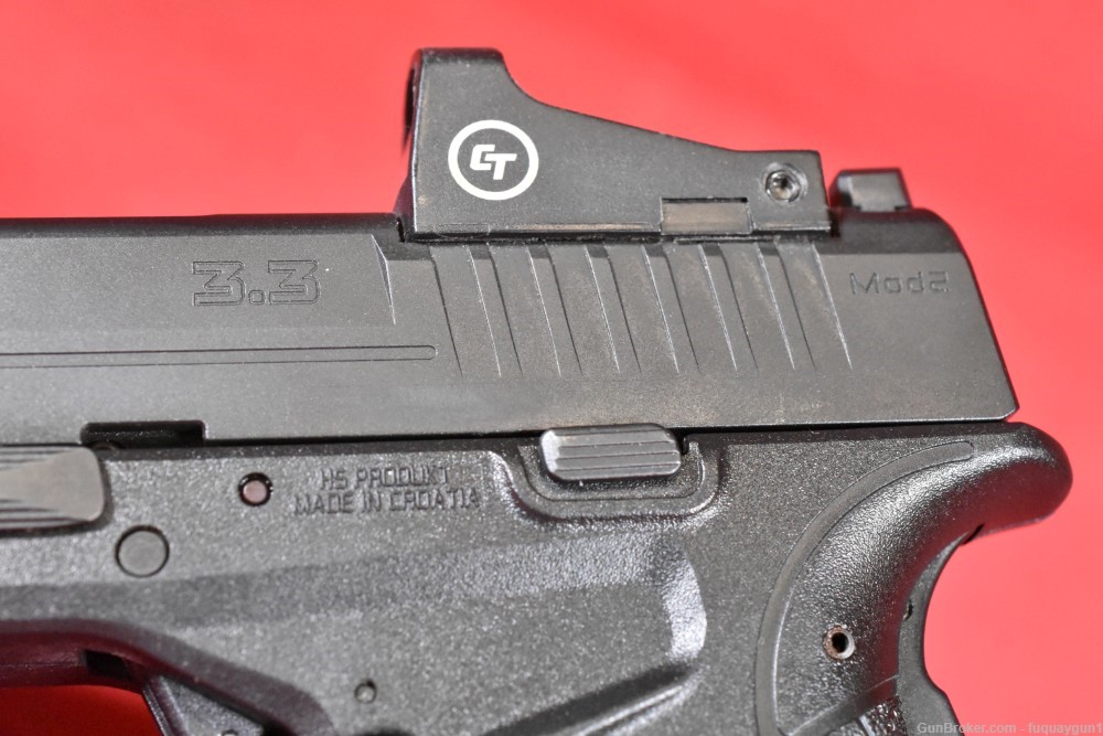 Springfield XD-S Mod.2 OSP w/ CTS-1500 Crimson Trace Red Dot 9mm 3.3" 7/9rd-img-11