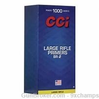 1000 CCI BR-2 Large Rifle Bench Rest Primers-img-0
