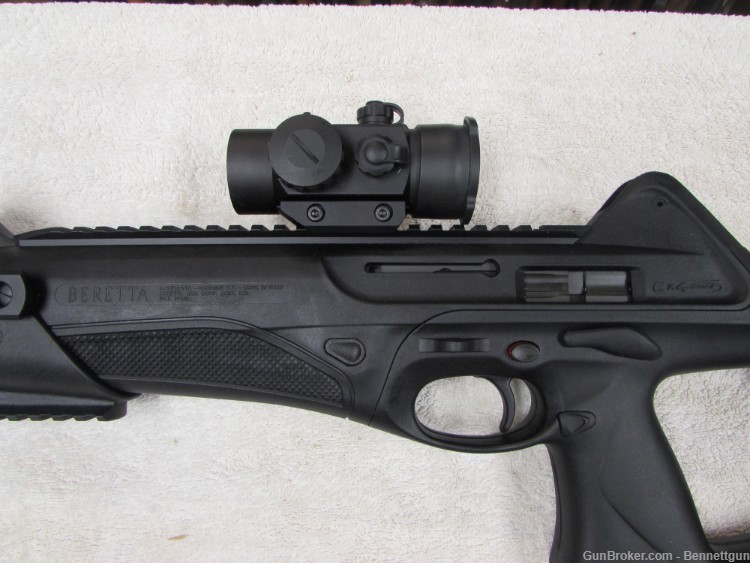 Beretta CX4 Storm 9mm in case with Optic,  Barrel Shroud and 4 30 rd mags-img-6