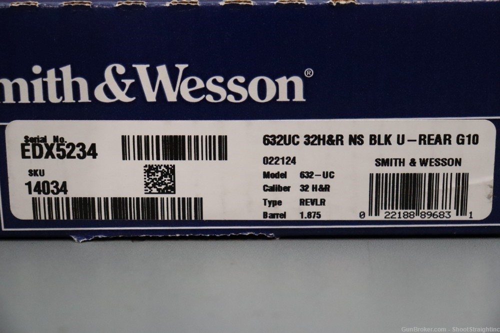 Smith & Wesson 632UC 32H&R Mag 1.875" New!-img-23
