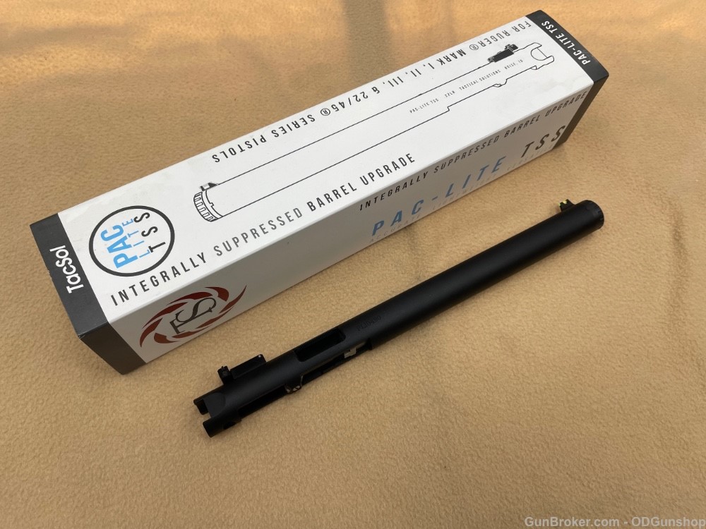 Tactical Solutions PLTSS-MB Ruger Integral Silencer For Mark 1 2 3 NIB-img-0