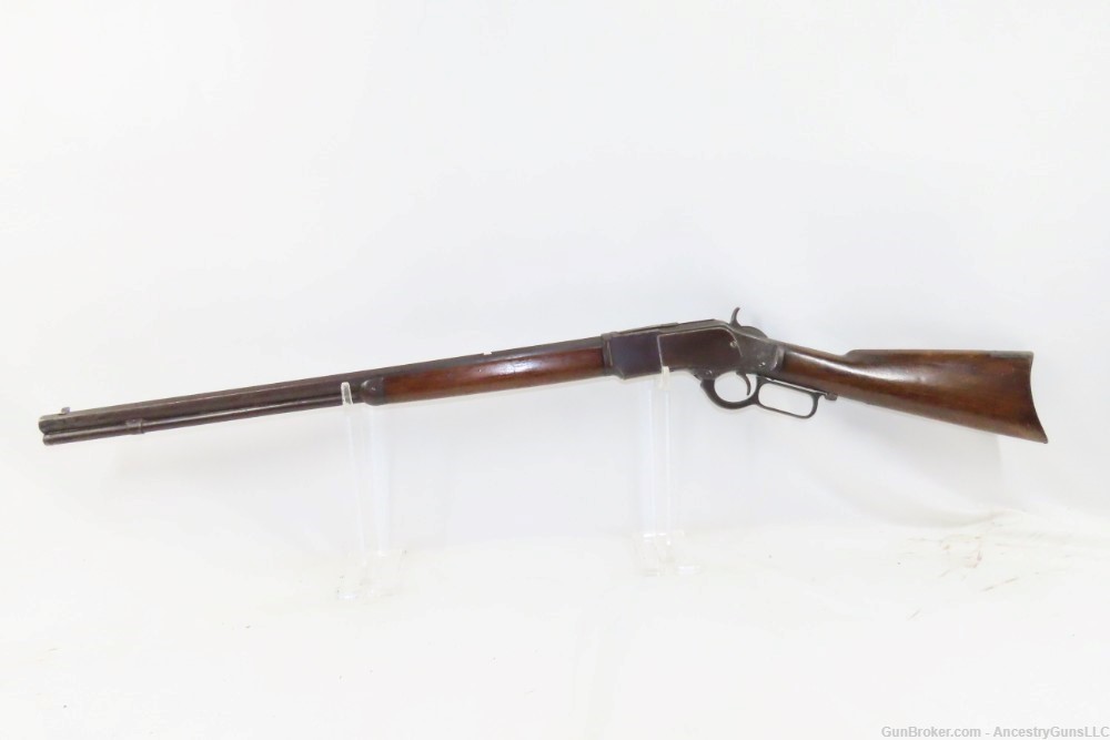 1890 Antique WINCHESTER M1873 .32-20 WCF Lever Action Rifle PISTOL CALIBER -img-1