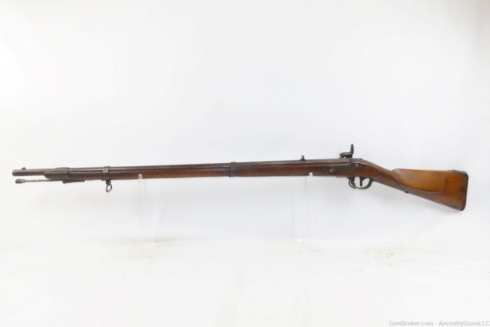 1860 Dated CIVIL WAR Antique AUSTRIAN Lorenz M1854 .54 Musket BAYONET-img-14