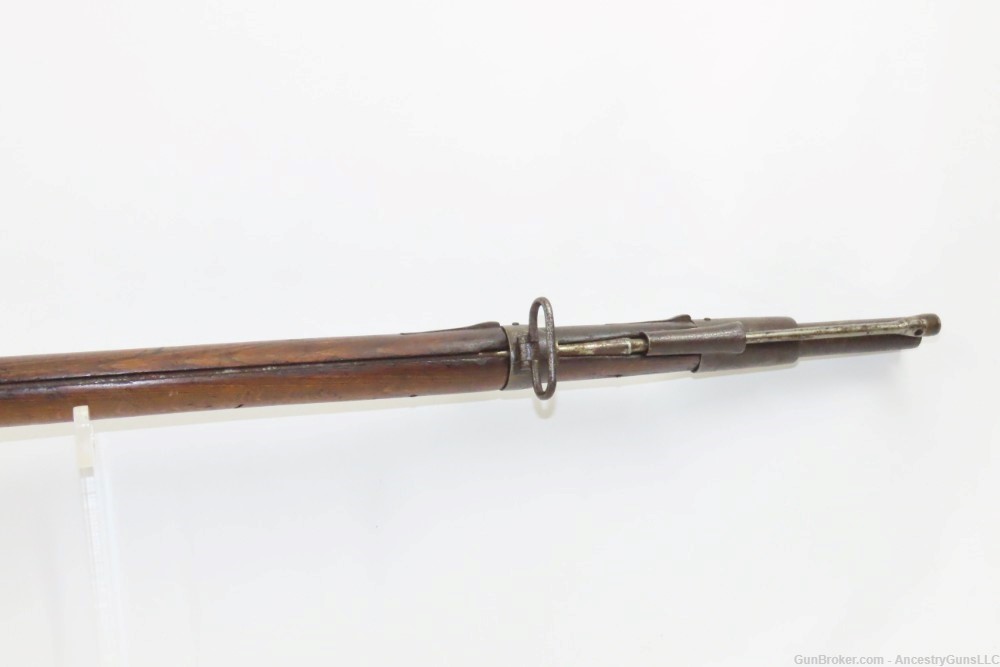 1860 Dated CIVIL WAR Antique AUSTRIAN Lorenz M1854 .54 Musket BAYONET-img-10