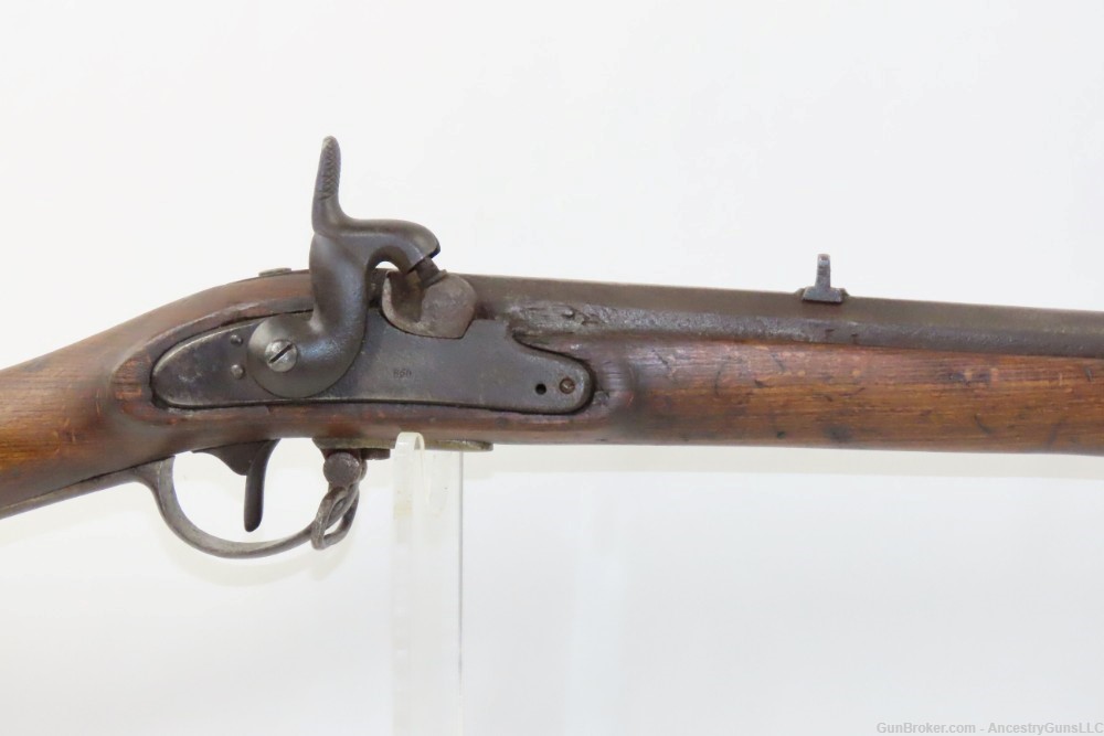 1860 Dated CIVIL WAR Antique AUSTRIAN Lorenz M1854 .54 Musket BAYONET-img-3