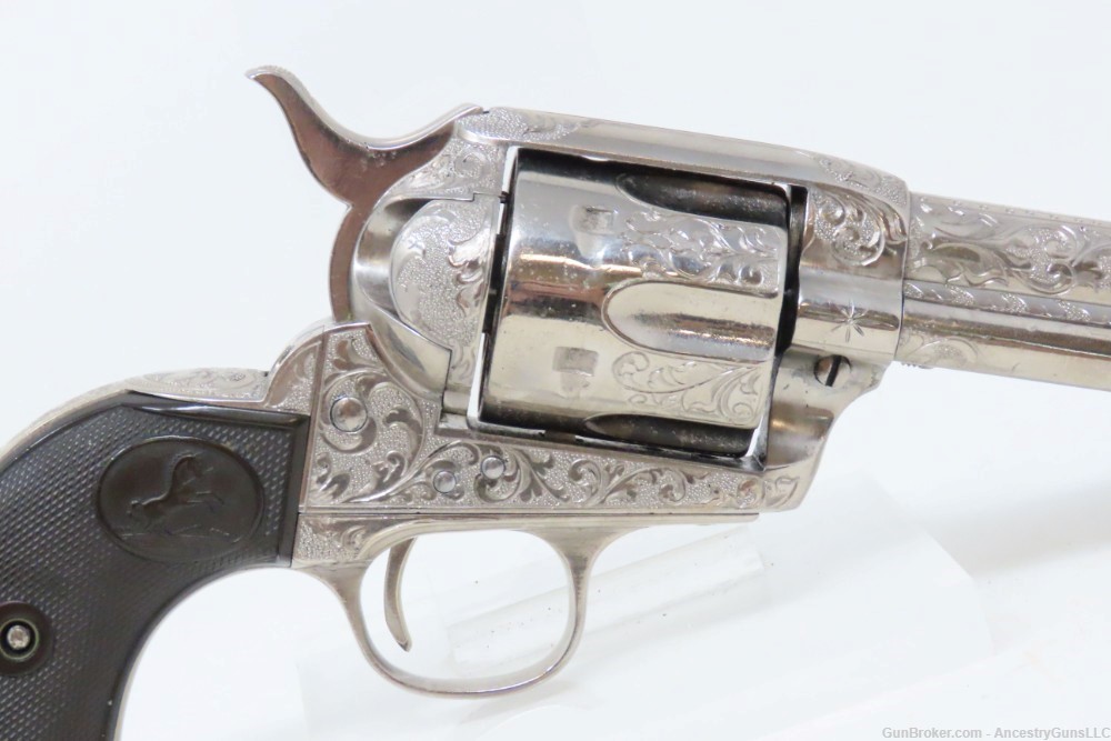 1907 COLT Single Action Army Revolver PEACEMAKER .38-40 WCF C&R ENGRAVED-img-16