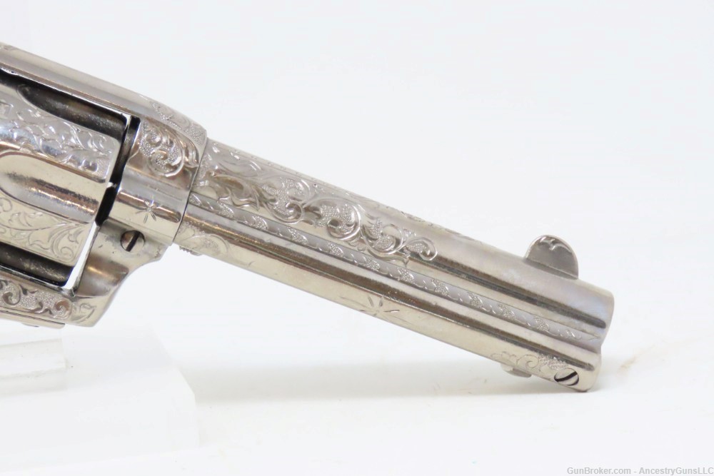 1907 COLT Single Action Army Revolver PEACEMAKER .38-40 WCF C&R ENGRAVED-img-17