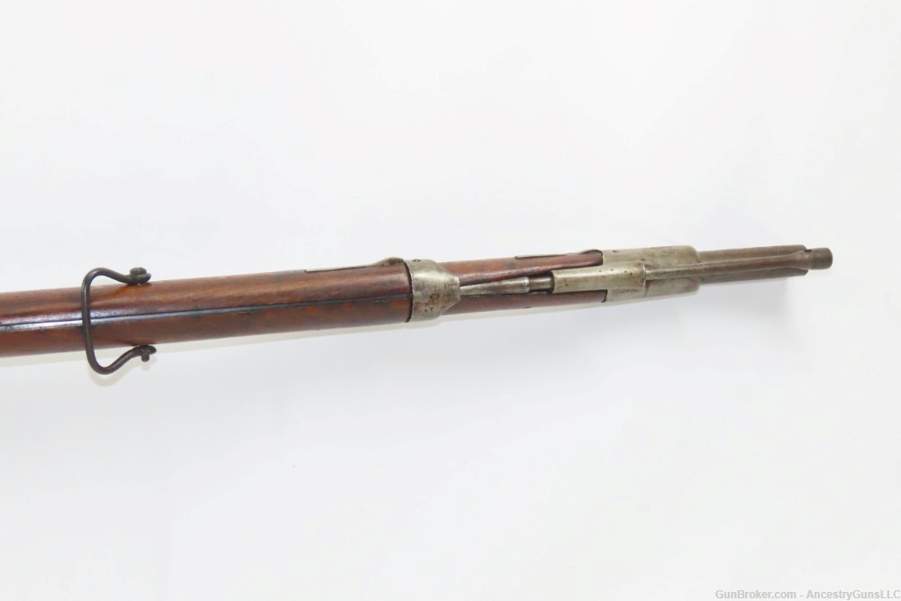 CIVIL WAR Era Antique AUSTRIAN Lorenz M1854 FLINTLOCK CONVERSION Musket    -img-9