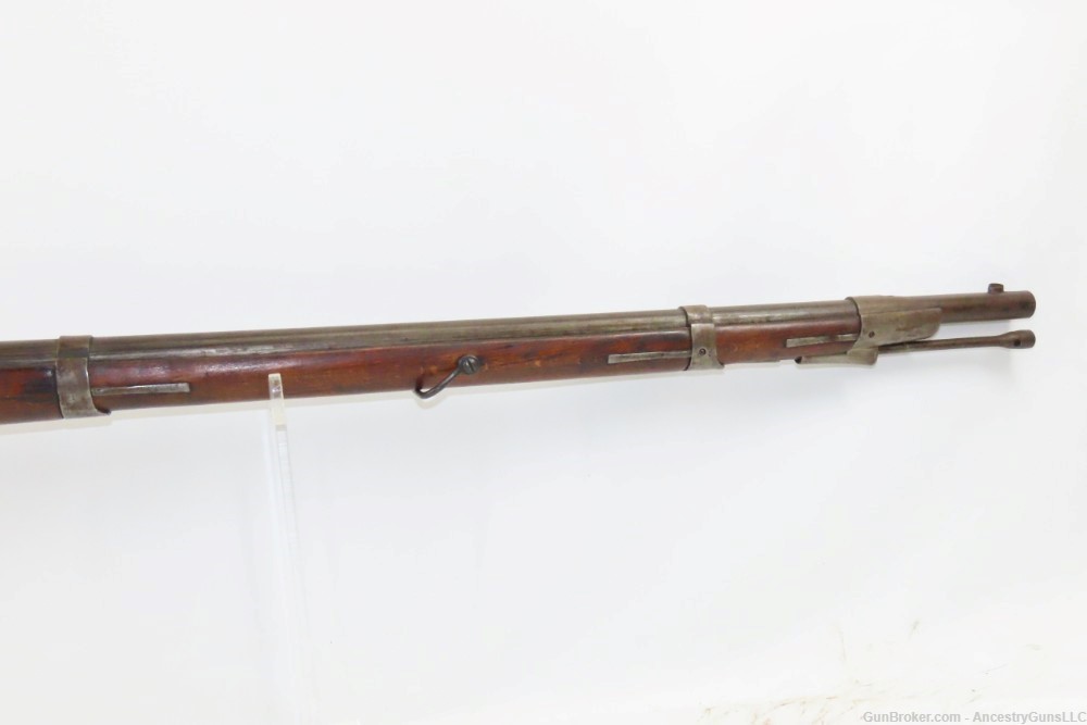 CIVIL WAR Era Antique AUSTRIAN Lorenz M1854 FLINTLOCK CONVERSION Musket    -img-4