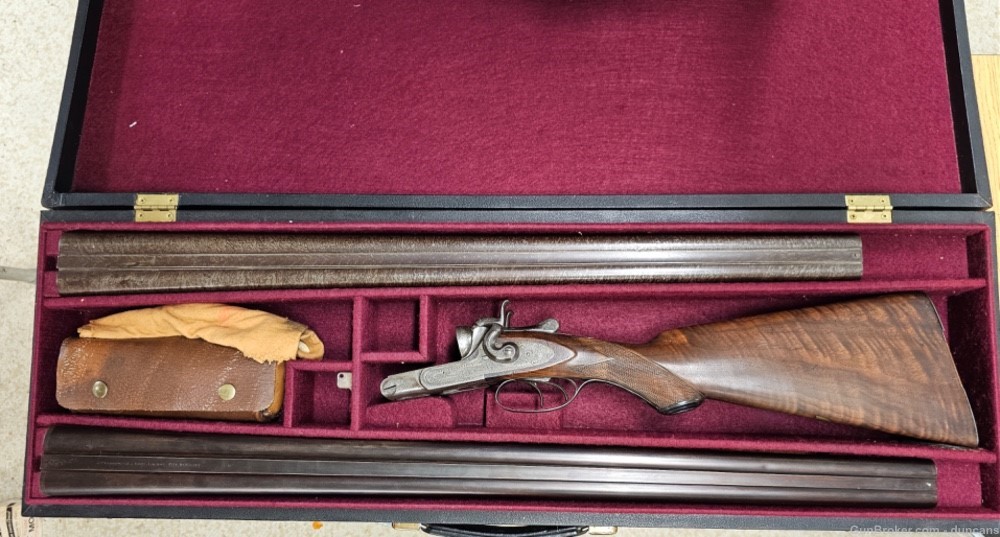 Antique J.O. Robson Model 1855 10ga Shotgun-img-4