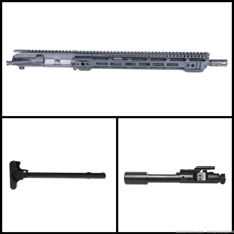 AR15 16" 300 BLK OUT Rifle Complete Upper - Includes  BCG & CH - Assembled-img-0