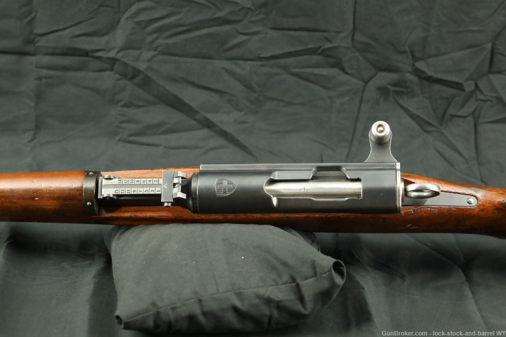 Swiss K31 7.5x55 Matching 25.6” Straight Pull Bolt Action Rifle C&R 1946-img-14