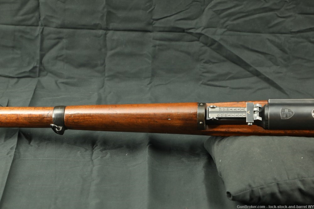 Swiss K31 7.5x55 Matching 25.6” Straight Pull Bolt Action Rifle C&R 1946-img-13