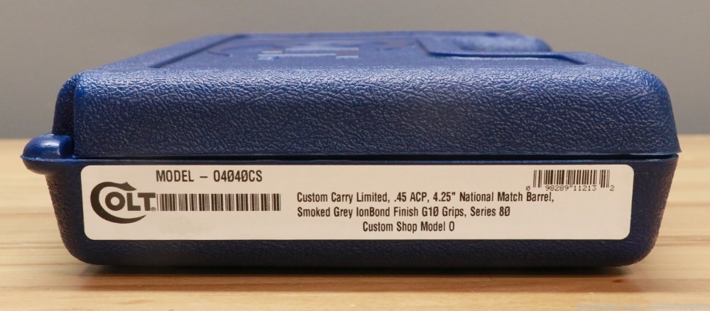 Colt Custom Carry Limited 45ACP Series 80 with 4.25" Custom Match barrel-img-3