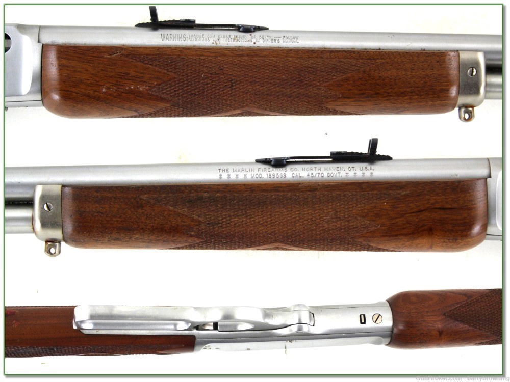 Marlin 1895 GS Stainless Walnut 45-70 JM Marked made in 2001-img-2
