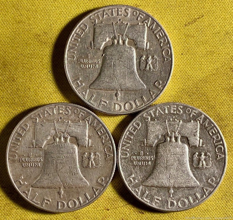 90% Silver Dimes Quarters Half Dollars 27 coin lot #2-img-2