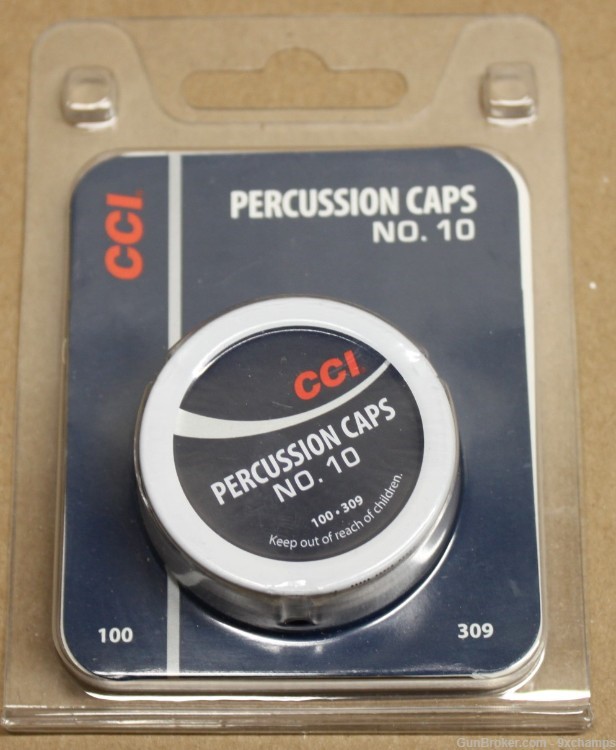 100 Count CCI #10   No. 10 percussion caps  Only one I have-img-0
