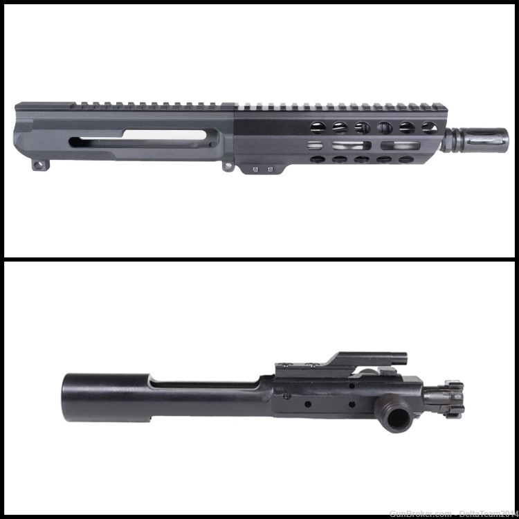 AR15 7.5" 556 223 Pistol Side Charging Complete Upper - Assembled-img-0