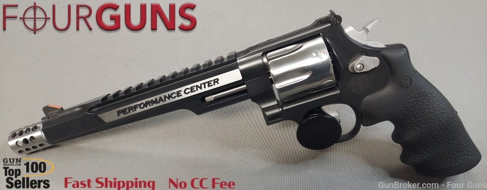 Smith & Wesson 639 Performance Center Hunter 44 Mag 7.5" Barrel w/ Red Dot-img-0