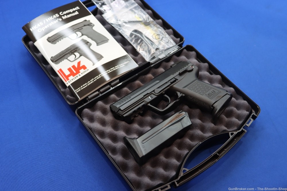 Heckler & Koch H&K HK45C V1 Pistol 45ACP HK45 Compact 8RD Night Sights DC-img-0