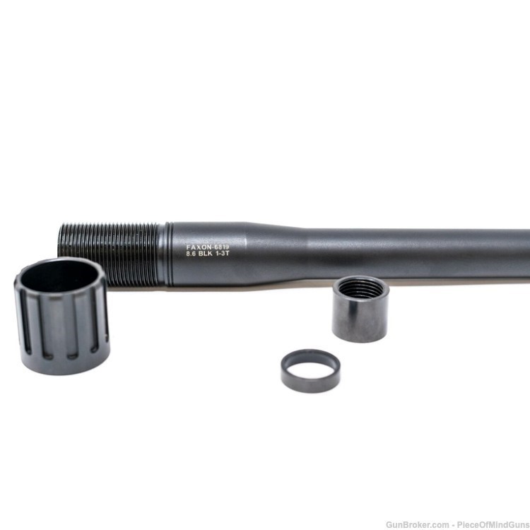 FAXON 8.6 Blackout Barrel - 12 Inch - Remington 700 RemAge Style-img-0