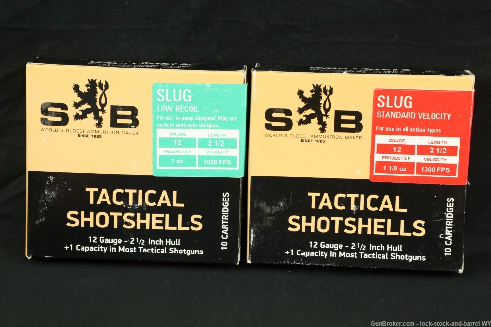 130x Sellier & Bellot 12 Gauge 2 1/2" Slug Standard/Low Recoil Ammo-img-4