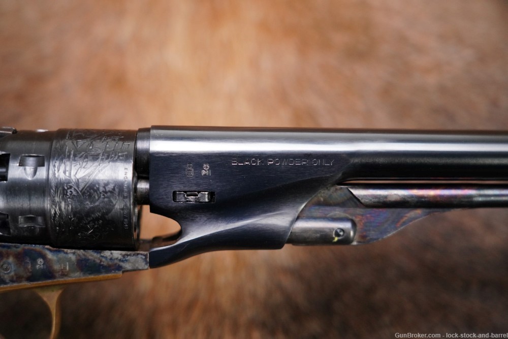 Italian 1860 Army 7 3/8” .44 Percussion Revolver, ATF Antique-img-8